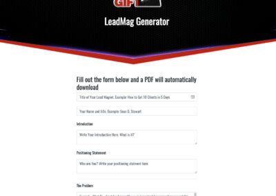 Lead Mag Generator
